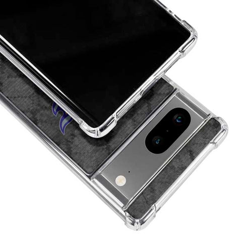 NBA Phoenix Suns Dark Rust Google Pixel 7a Clear Case